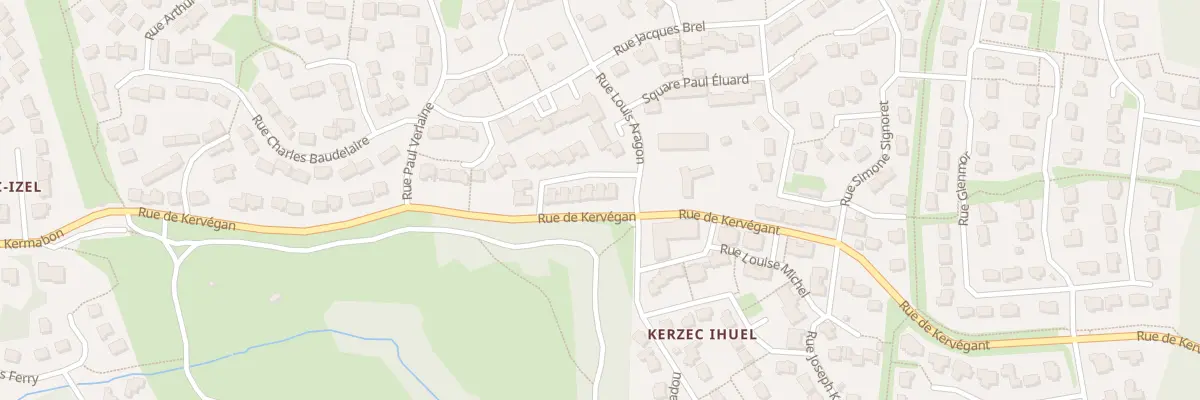 Plan du 3 Rue Philomène Cadoret à Quéven
