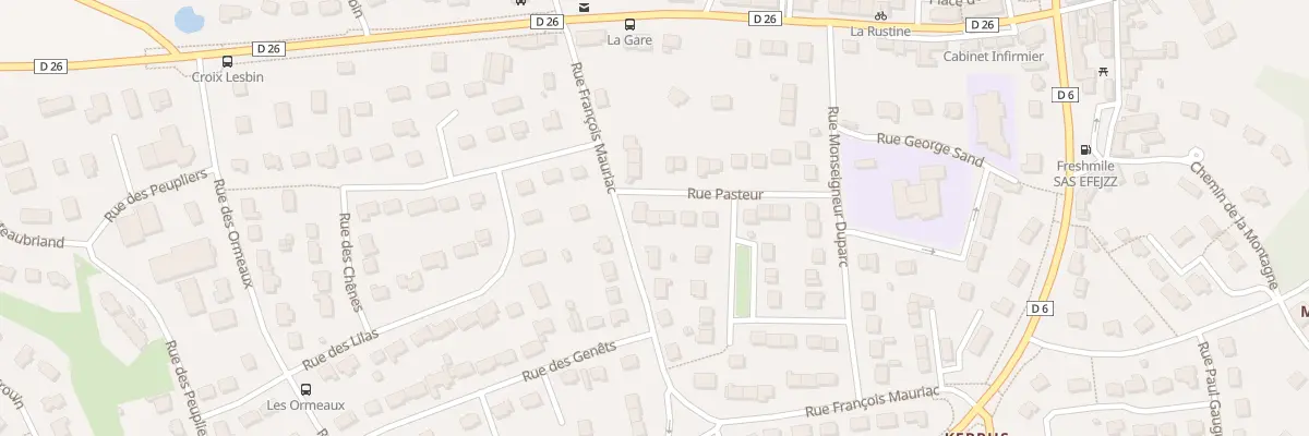 Plan du 1 Rue Pasteur à Pont-Scorff