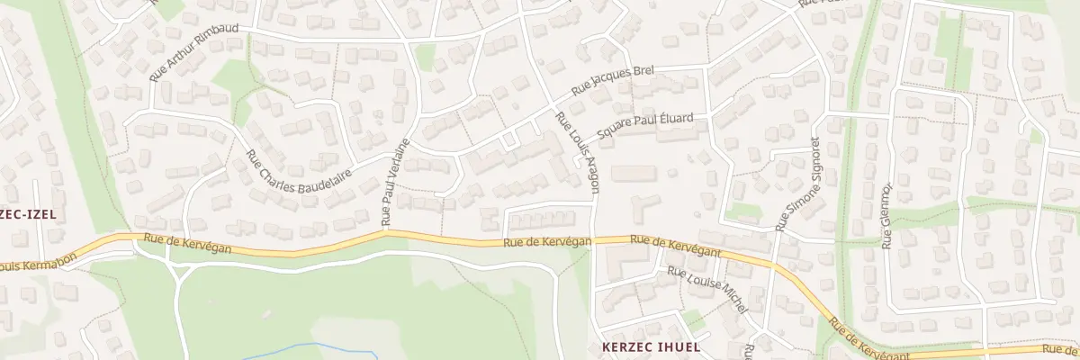 Plan du 2 Rue Philomène Cadoret à Quéven