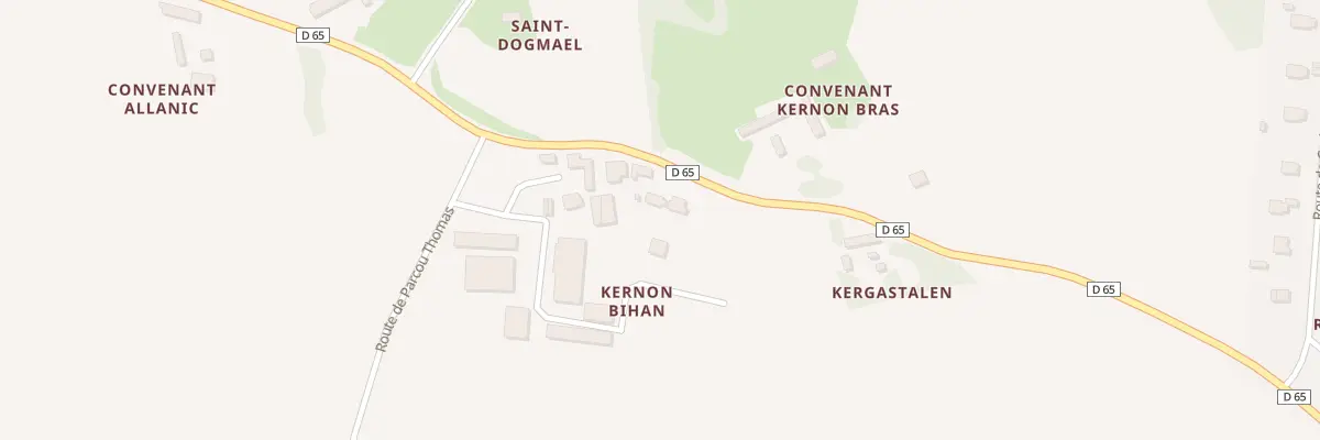 Plan du 5097 Kerinou Bian à Rospez