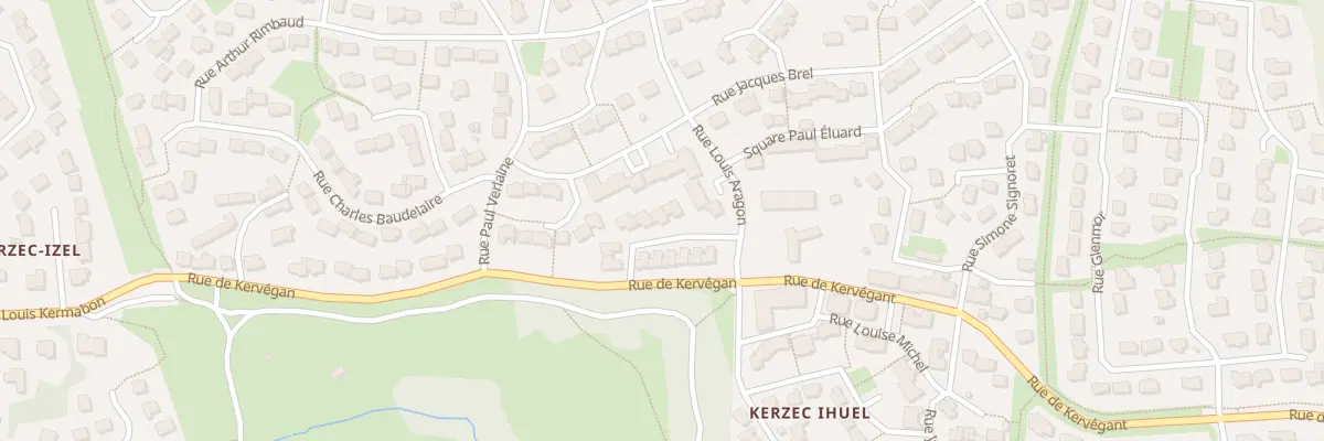 Plan du 4 Rue Philomène Cadoret à Quéven