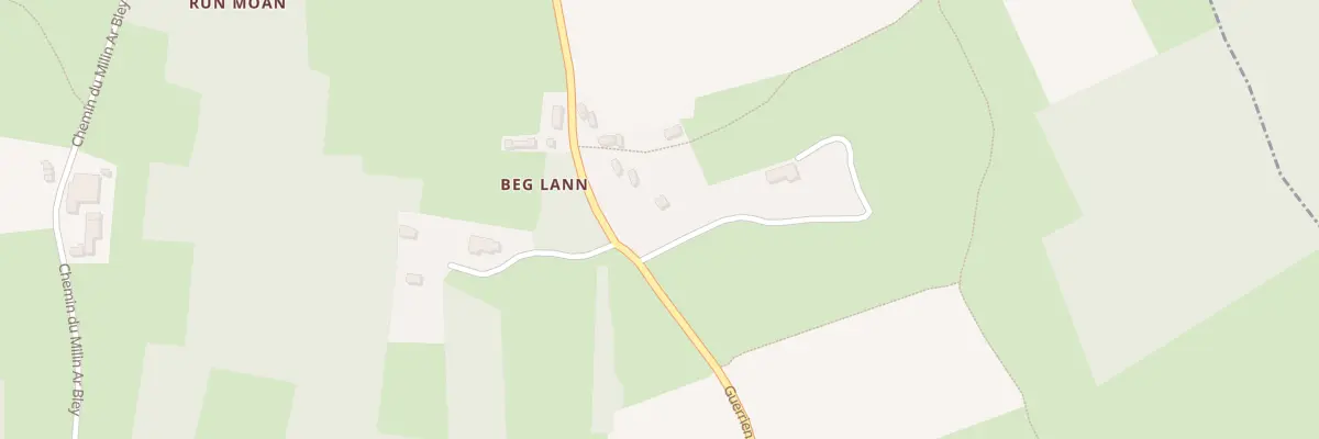 Plan du 5087 Run Moan à Loc-Envel