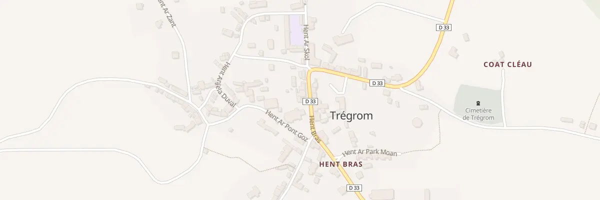 Plan du 7 Hent Bras à Trégrom