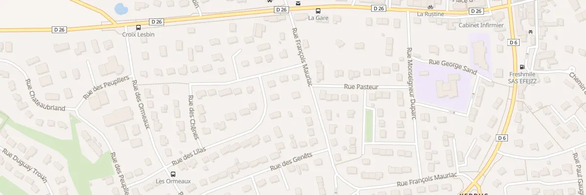 Plan du 34 Rue François Mauriac à Pont-Scorff
