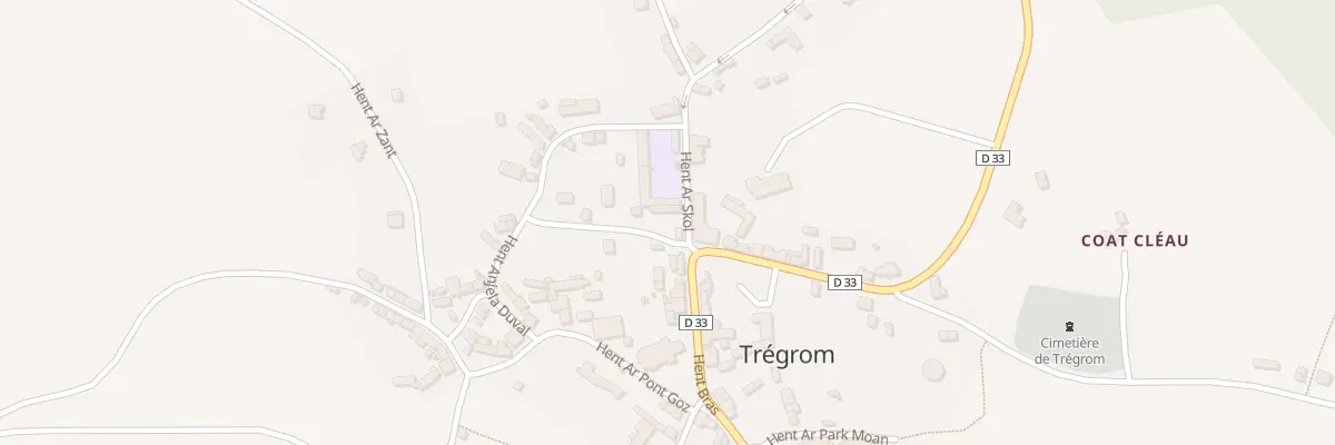 Plan du 5012 Le Bourg à Trégrom