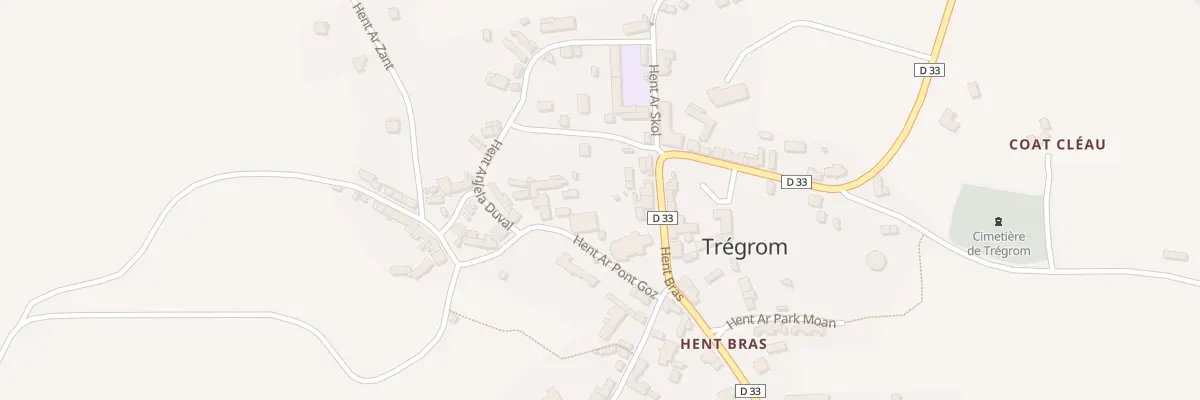 Plan du 5099 Le Bourg à Trégrom