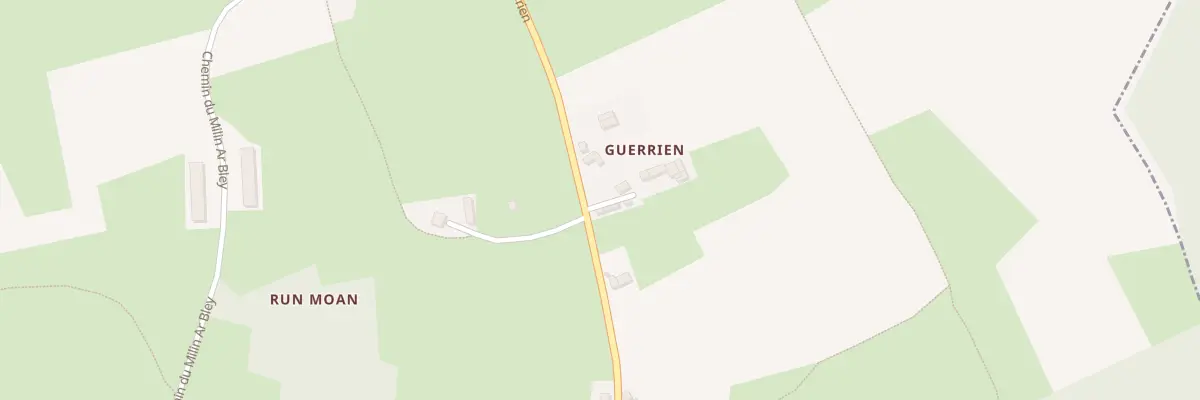 Plan du 7 Guerrien à Loc-Envel