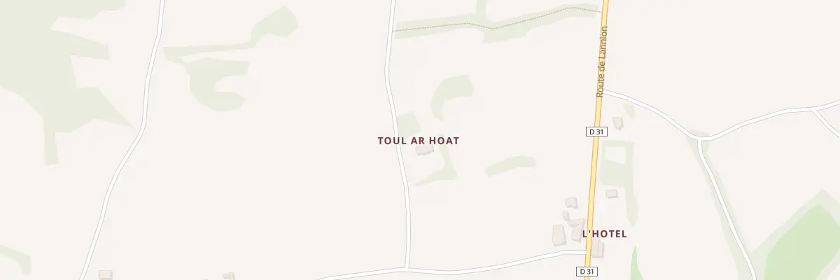 Plan du 6528 Kermeur à Tonquédec
