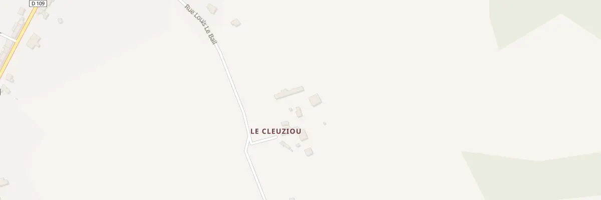 Plan du 5059 Le Cleuziou à Priziac