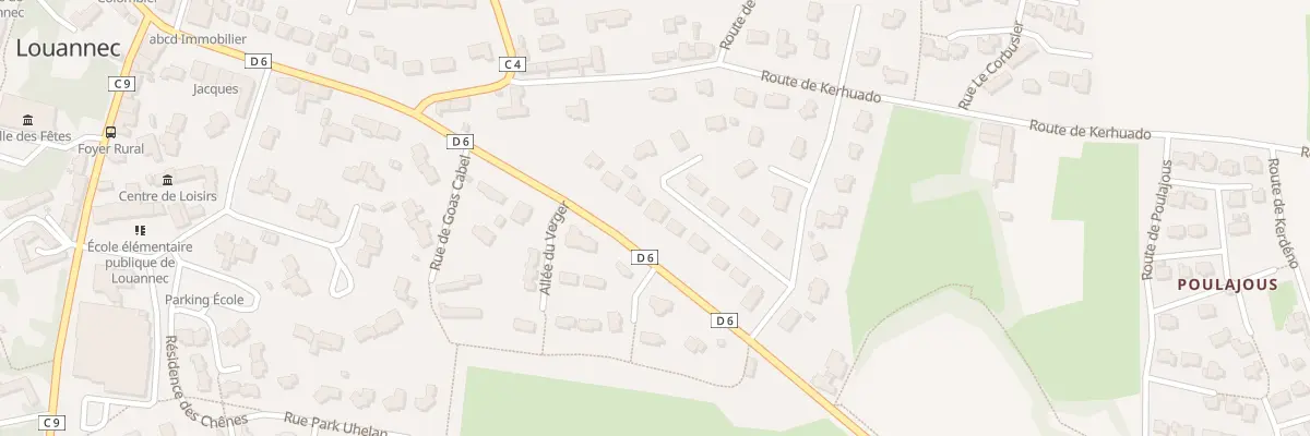 Plan du 11 Rue de Croas Nevez à Louannec