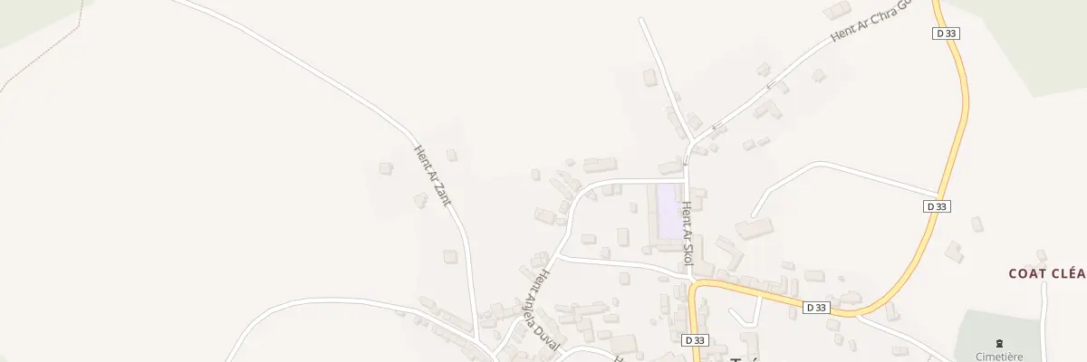 Plan du 6 Rue Angela Duval à Trégrom