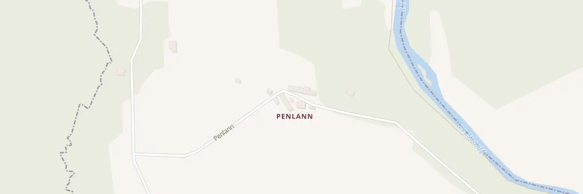 Plan du 164 Penlann à Arzano