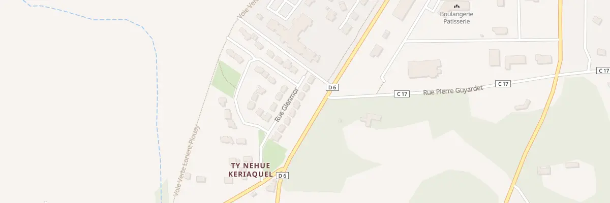 Plan du 12 Rue Glenmor à Pont-Scorff