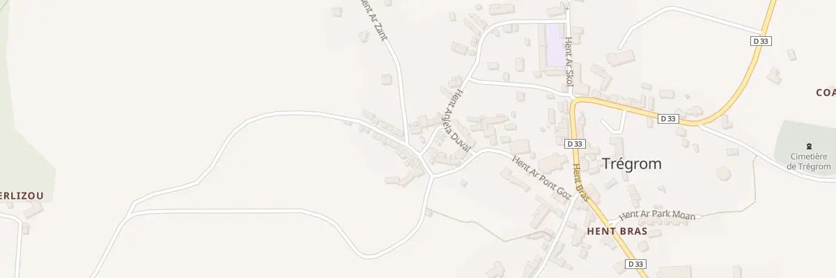 Plan du 8 Rue de la Résistance à Trégrom