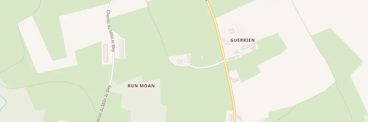 Plan du 2 Guerrien à Loc-Envel