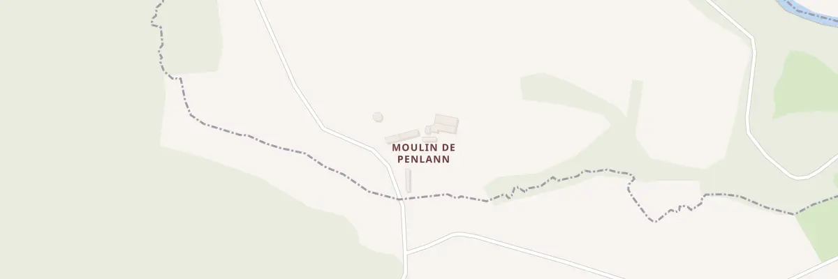 Plan du 166 Moulin de Penlann à Arzano