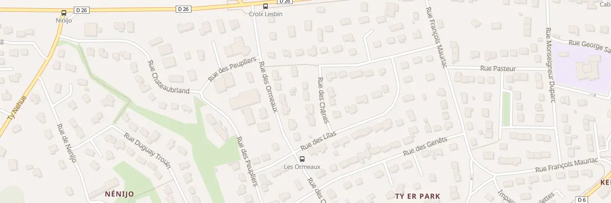 Plan du 4 Rue des Chênes à Pont-Scorff