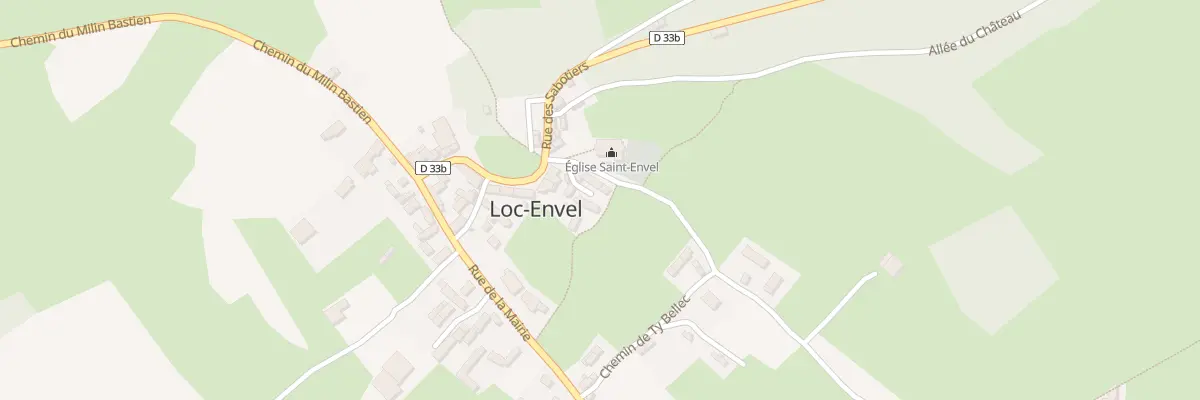 Plan du 4 Chem de la Fontaine à Loc-Envel