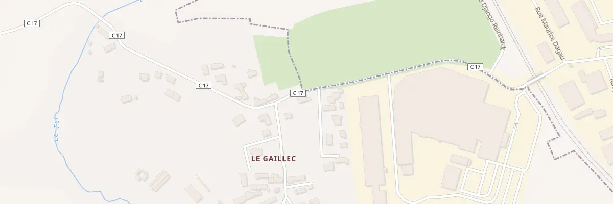 Plan du 12B Rue du Moulin du Gaillec à Ploemeur