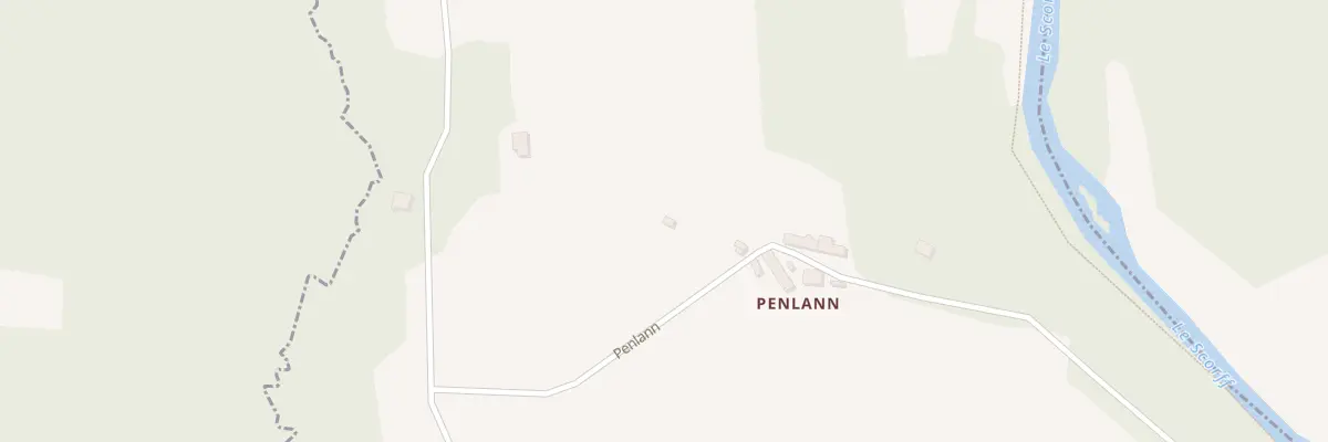Plan du 165B Penlann à Arzano