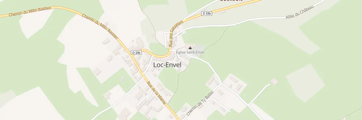 Plan du 1 Imp des Lilas à Loc-Envel