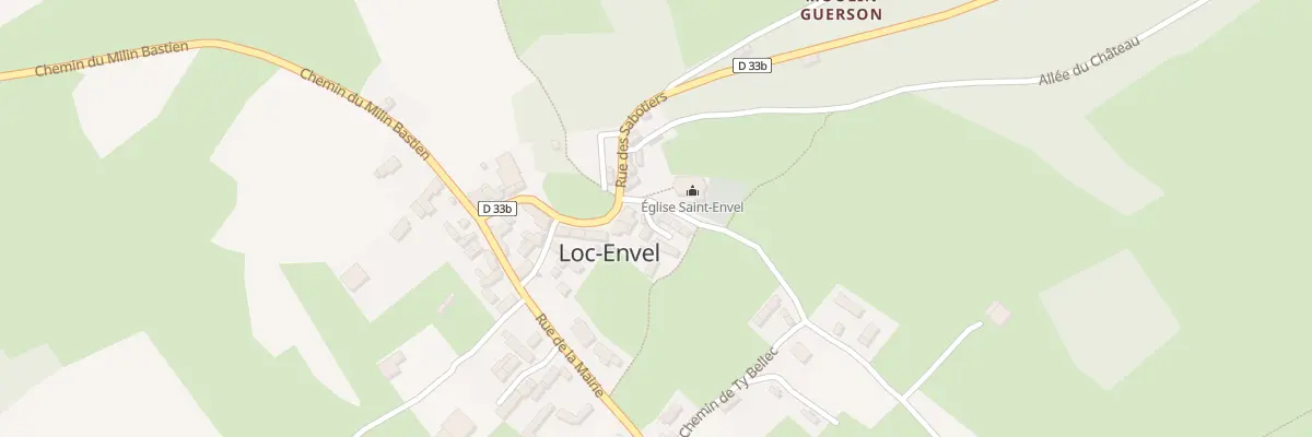 Plan du 2 Chem de la Fontaine à Loc-Envel