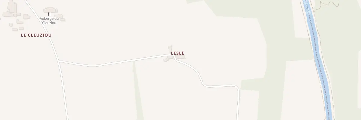 Plan du 5224F Leslay à Arzano