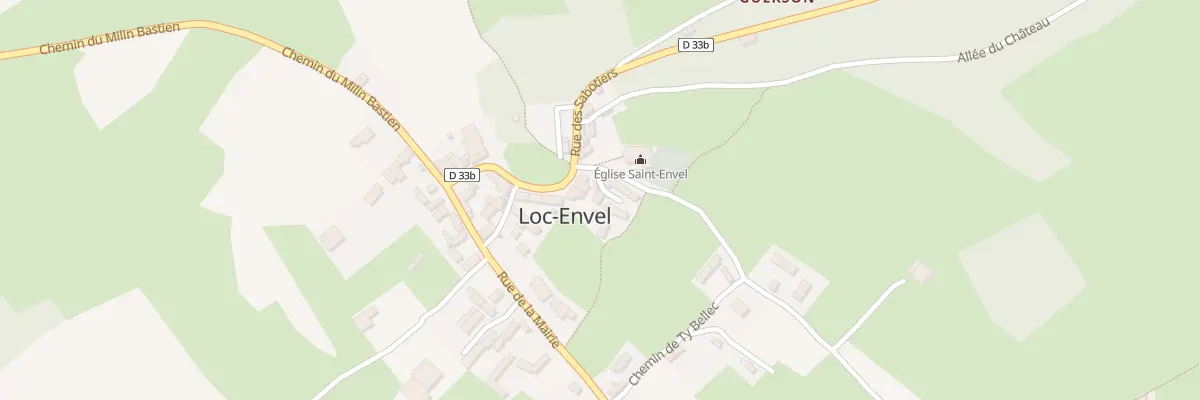 Plan du 2 Imp des Lilas à Loc-Envel