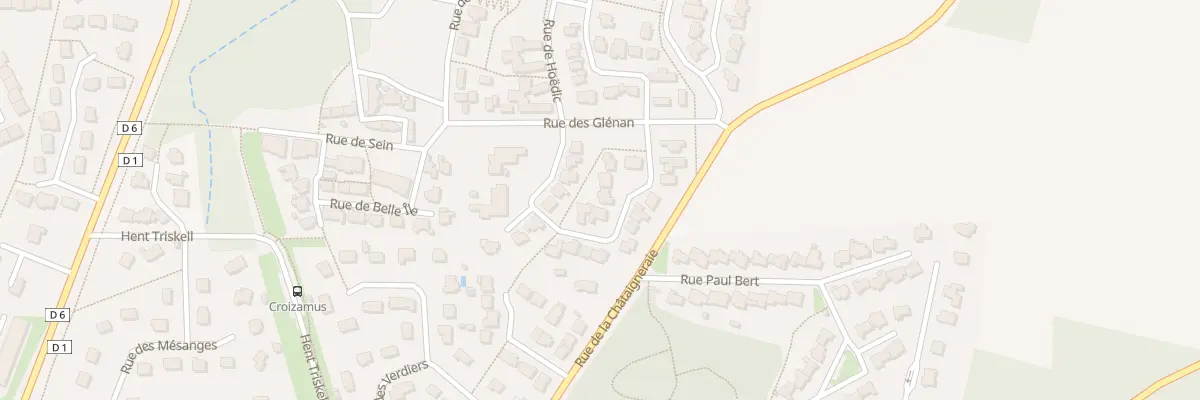 Plan du 8 Rue de Bréhat à Quéven
