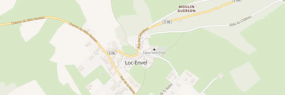 Plan du 1 Chem de la Fontaine à Loc-Envel