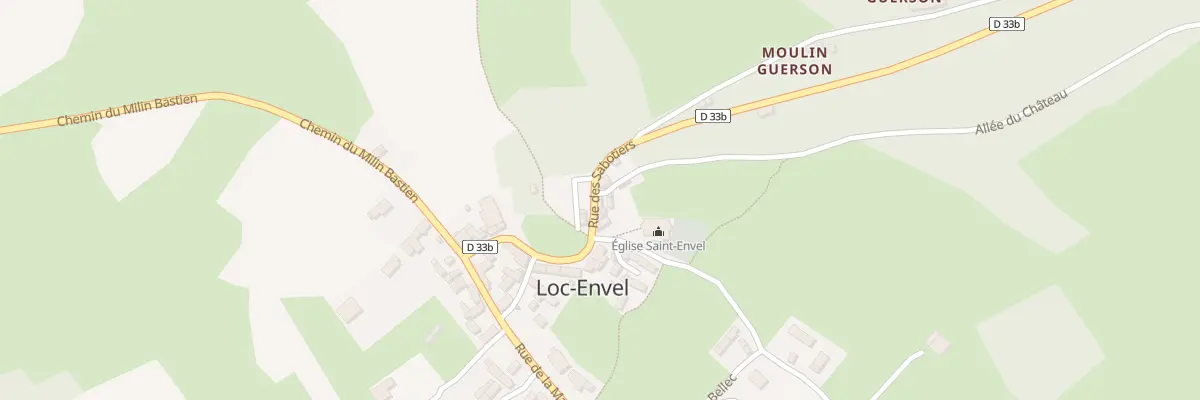 Plan du 8 Rue des Sabotiers à Loc-Envel
