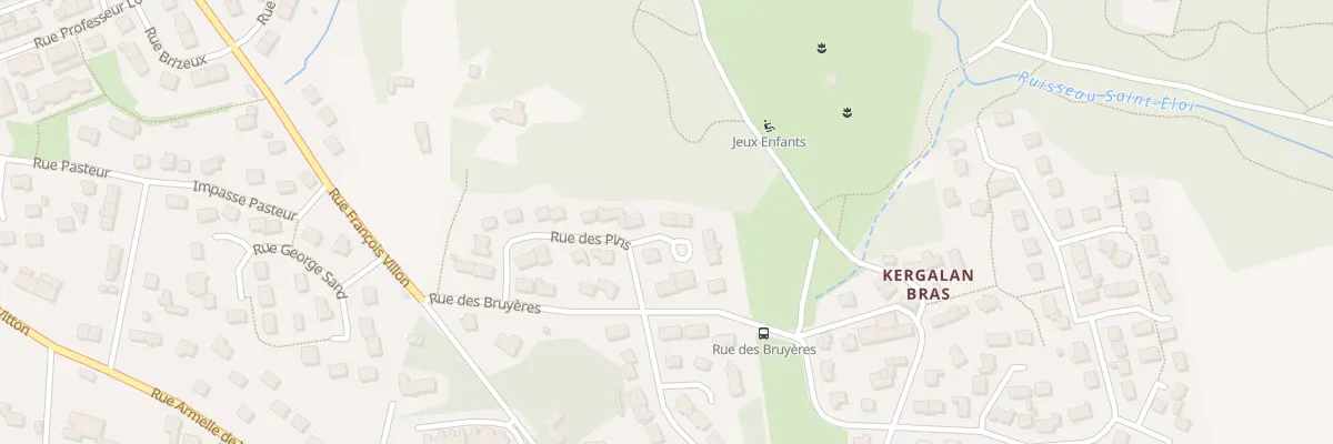 Plan du 17 Rue des Pins à Quéven