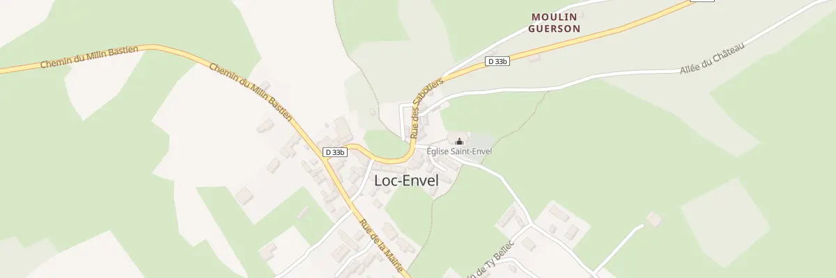 Plan du 2 Rue des Sabotiers à Loc-Envel