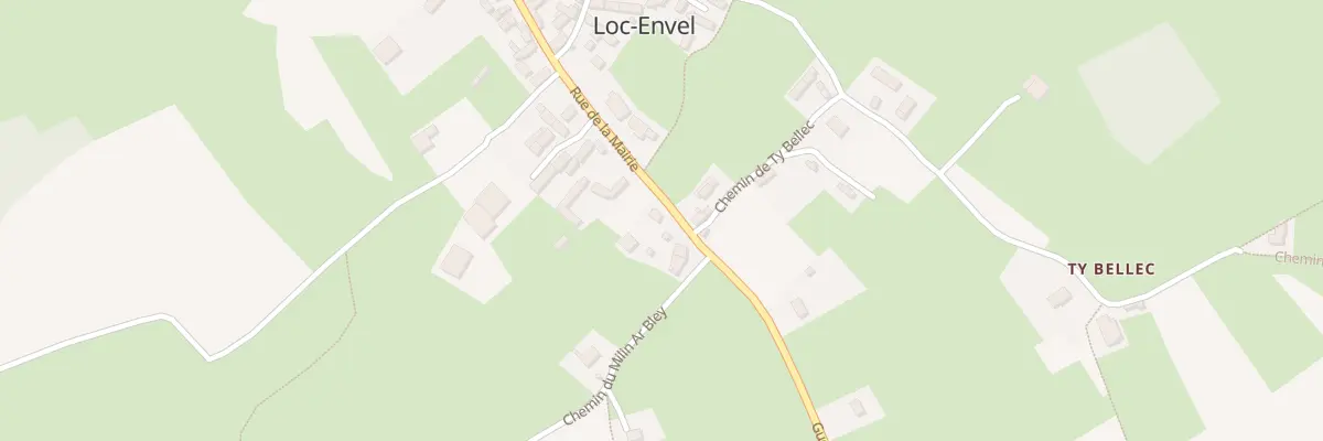 Plan du 24 Rue de la Mairie à Loc-Envel