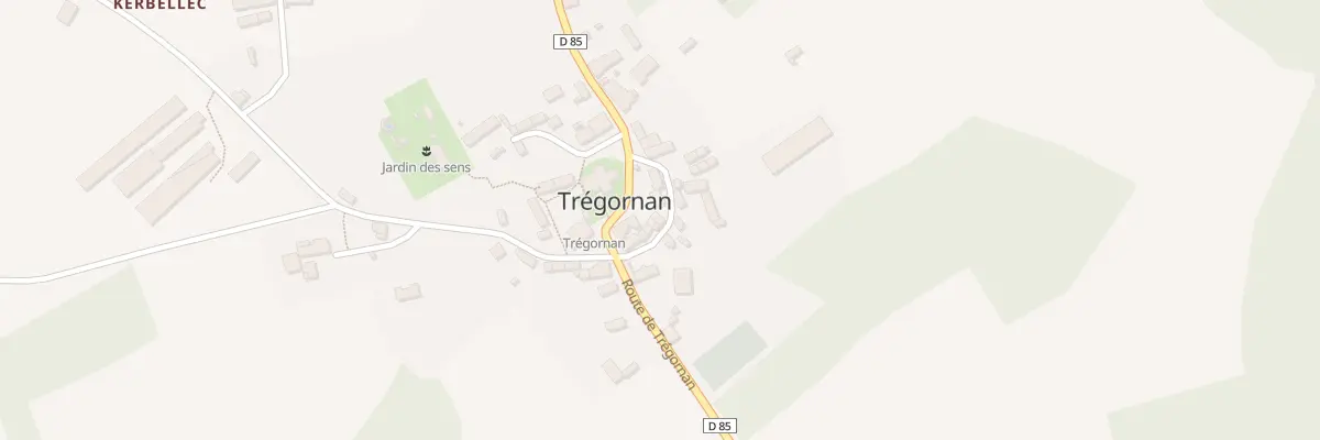 Plan du 55 Tregornan à Glomel