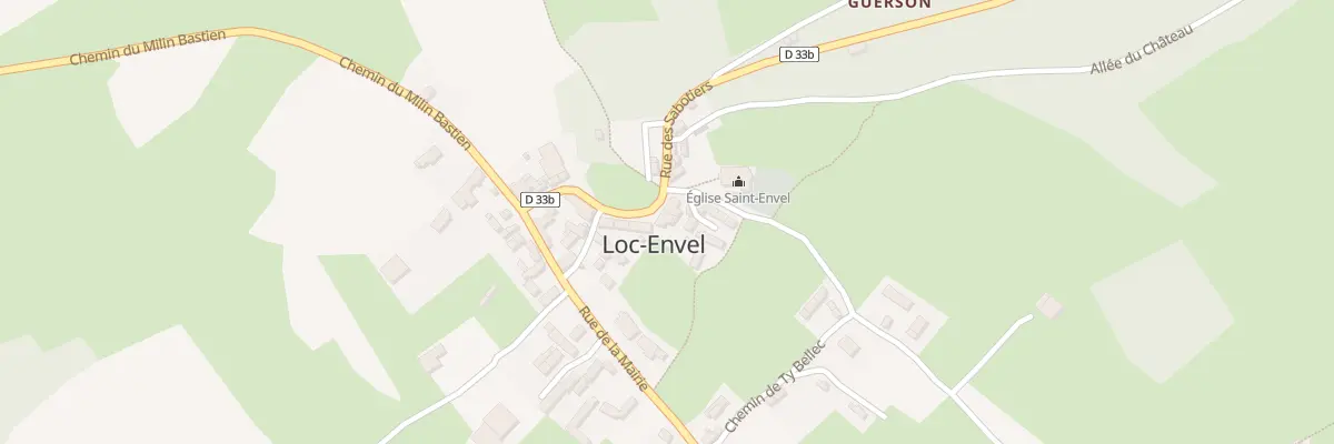 Plan du 3 Rue de l’Eglise à Loc-Envel
