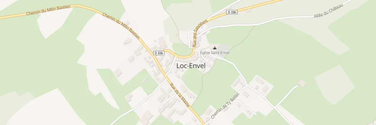 Plan du 5 Rue de l’Eglise à Loc-Envel