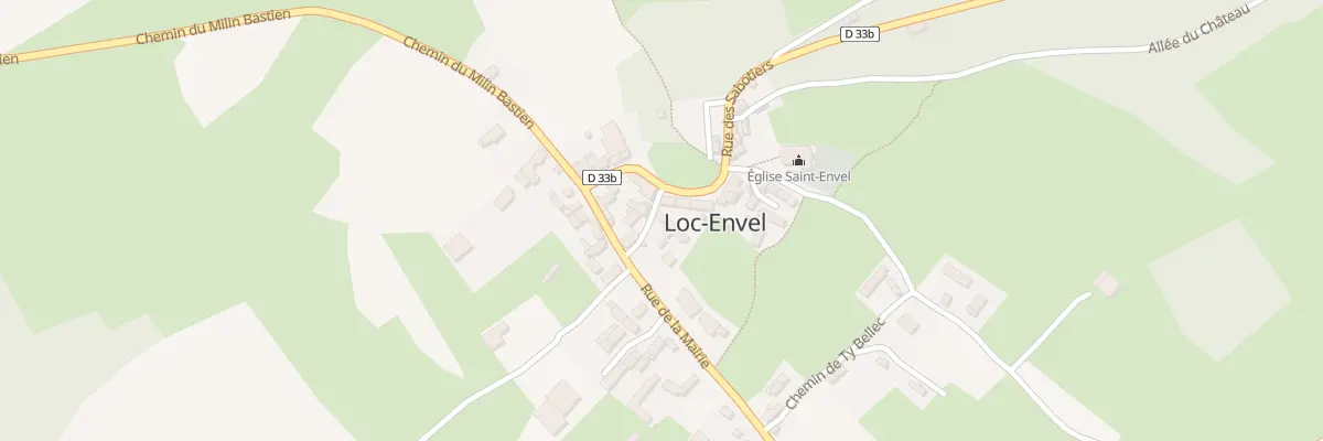 Plan du 1 Ven des Hortensias à Loc-Envel
