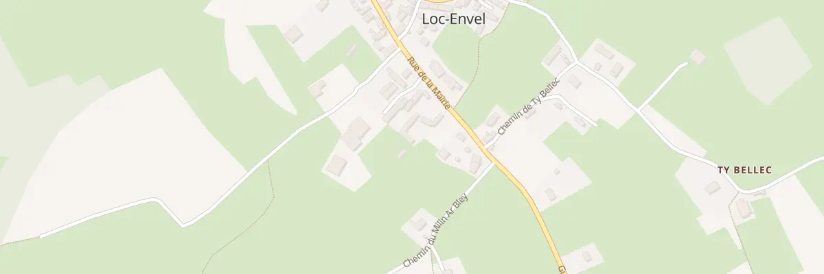 Plan du 20 Rue de la Mairie à Loc-Envel