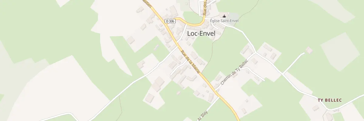 Plan du 14 Rue de la Mairie à Loc-Envel