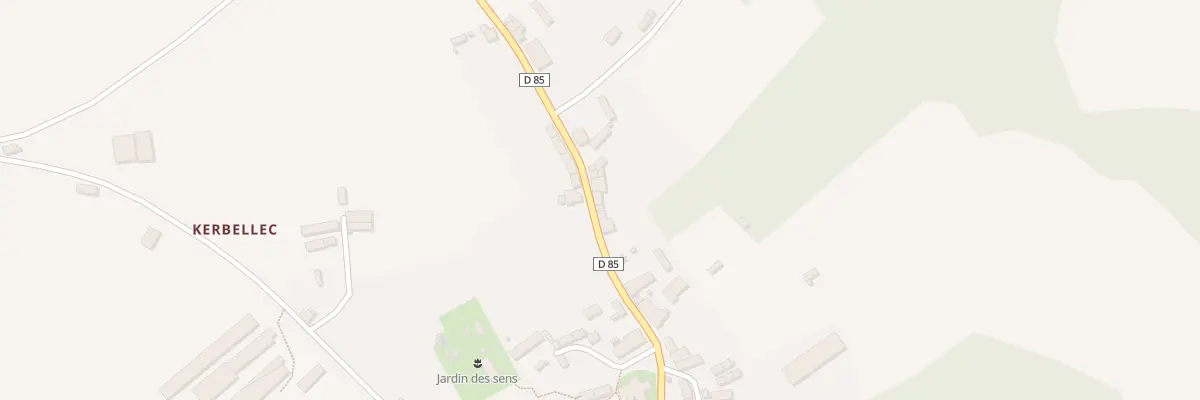 Plan du 21 Tregornan à Glomel