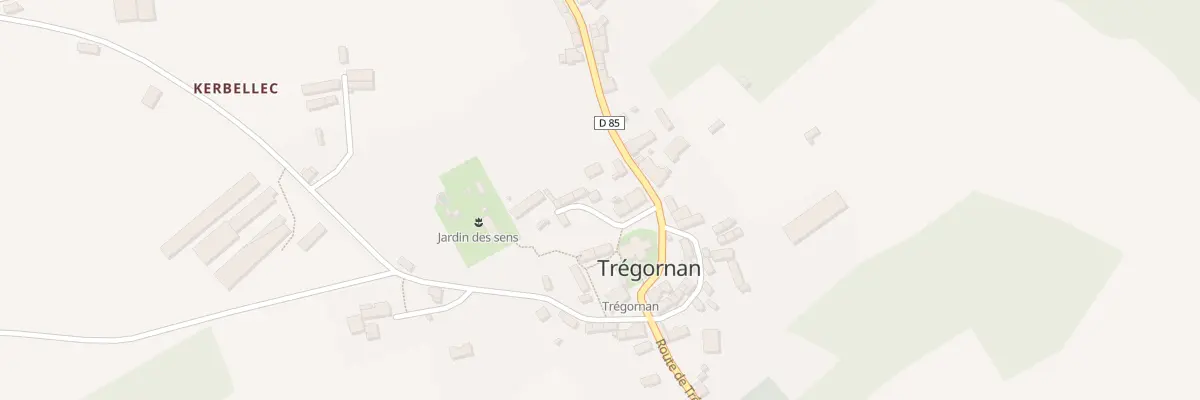 Plan du 24 Tregornan à Glomel
