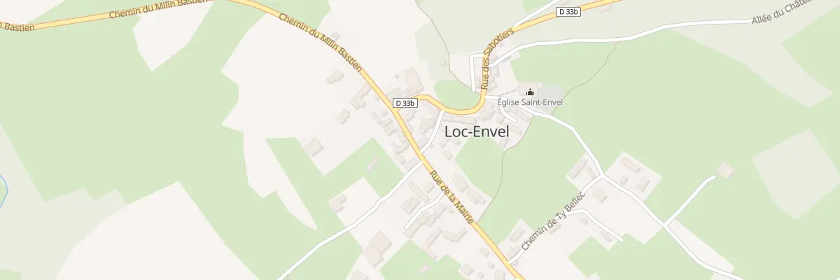 Plan du 4 Ven des Hortensias à Loc-Envel
