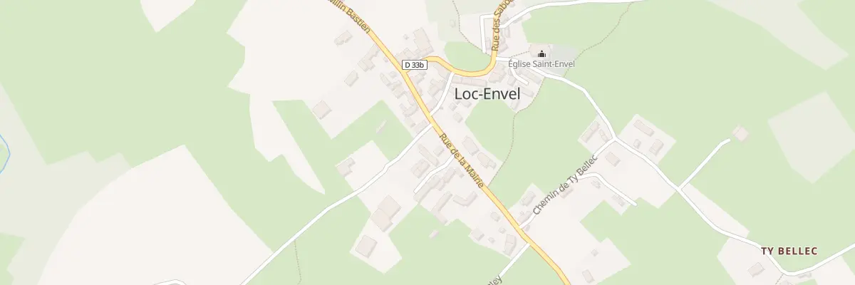 Plan du 12 Rue de la Mairie à Loc-Envel