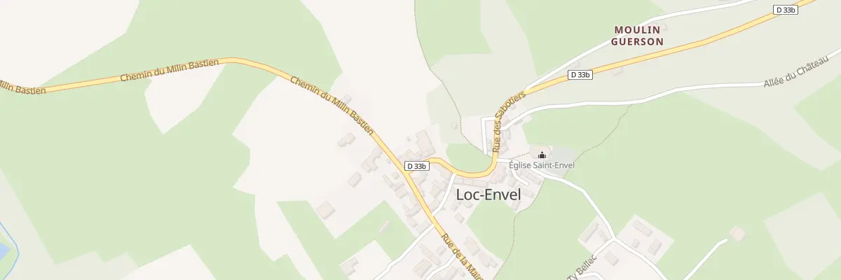 Plan du 2 Rue de l’Eglise à Loc-Envel