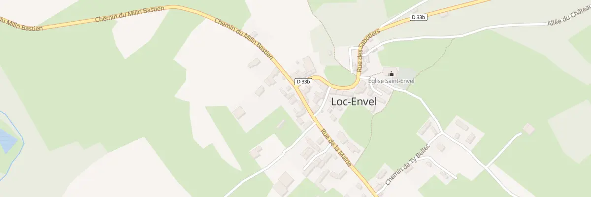 Plan du 4 Rue de la Mairie à Loc-Envel