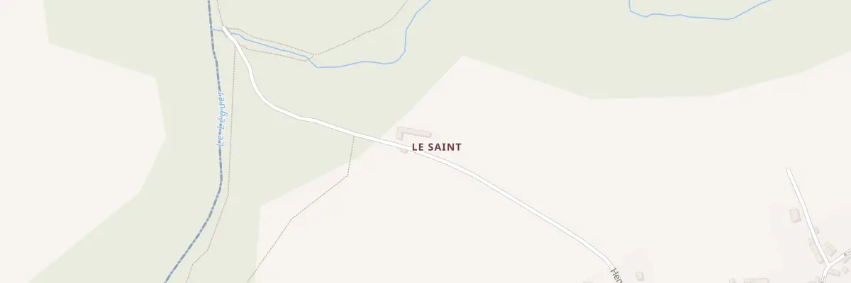Plan du 1 Le Saint à Trégrom