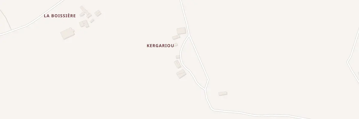 Plan du 5577 Kergariou à Plounévez-Moëdec