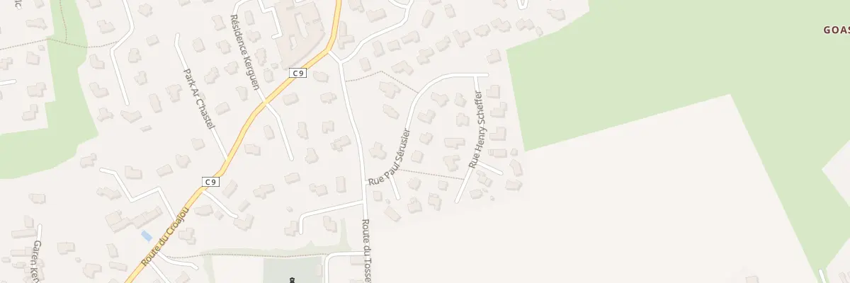 Plan du 12 Rue Paul Sérusier à Louannec