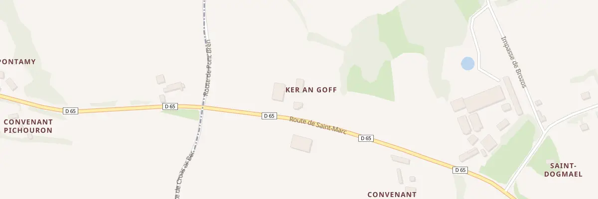 Plan du 5090A Ker An Goff à Rospez